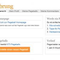 1 Jahr Pageballs, 1000 Euro Verdienst